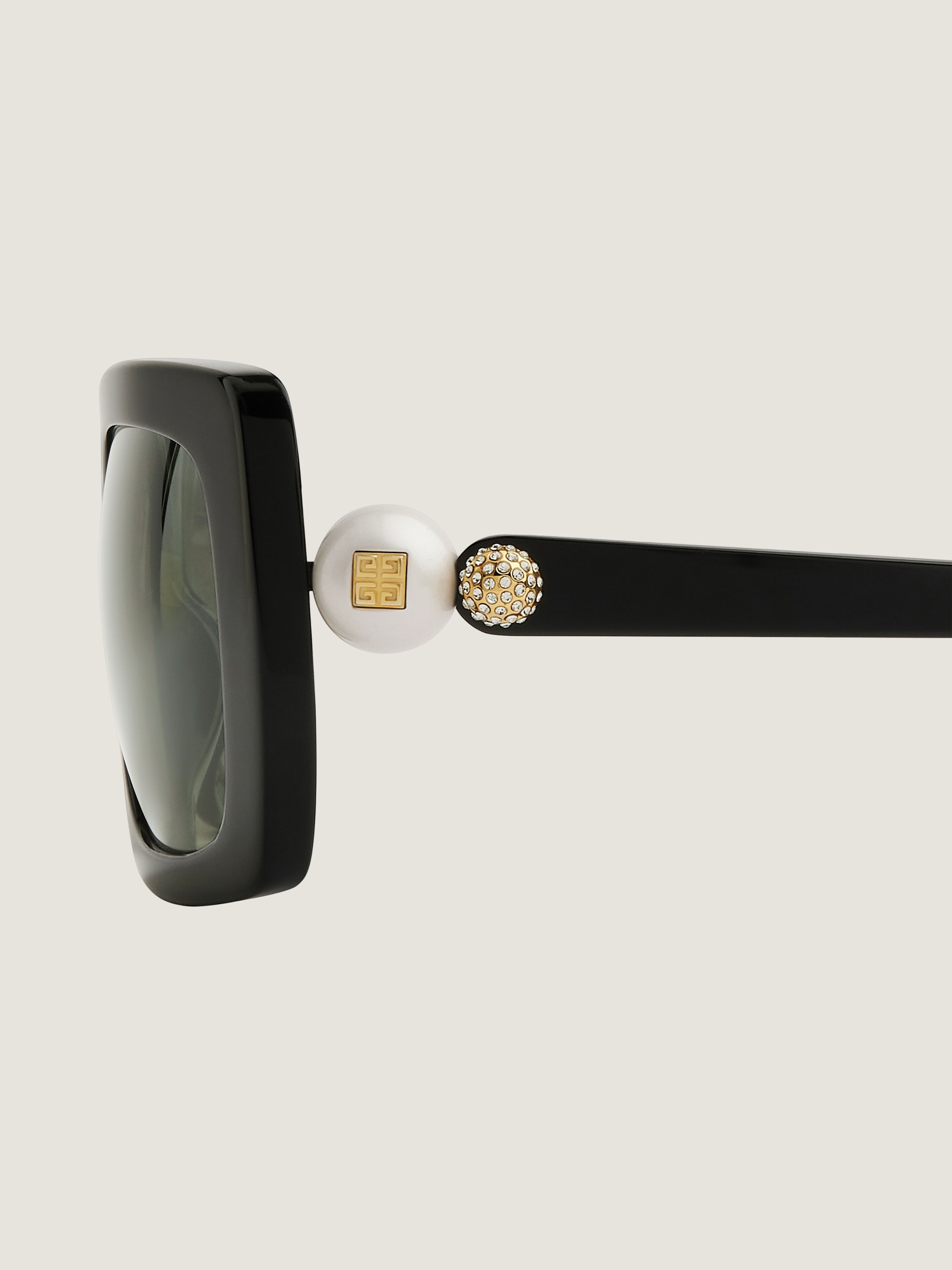 4G Pearl sunglasses in acetate with crystals
